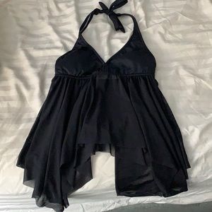 Black maternity bathing suit